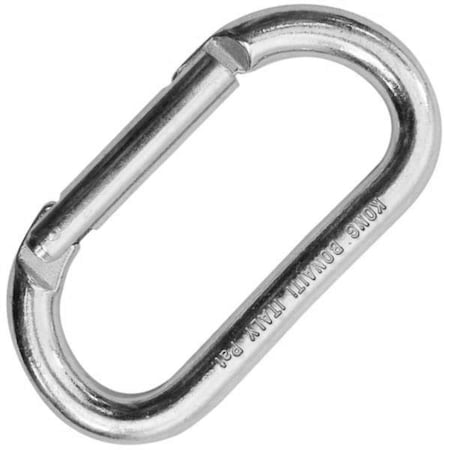 Kong Usa Oval, 105 mm Length, 16 mm Gate Opening, Aluminum Alloy, Polished 730L00PP0KK